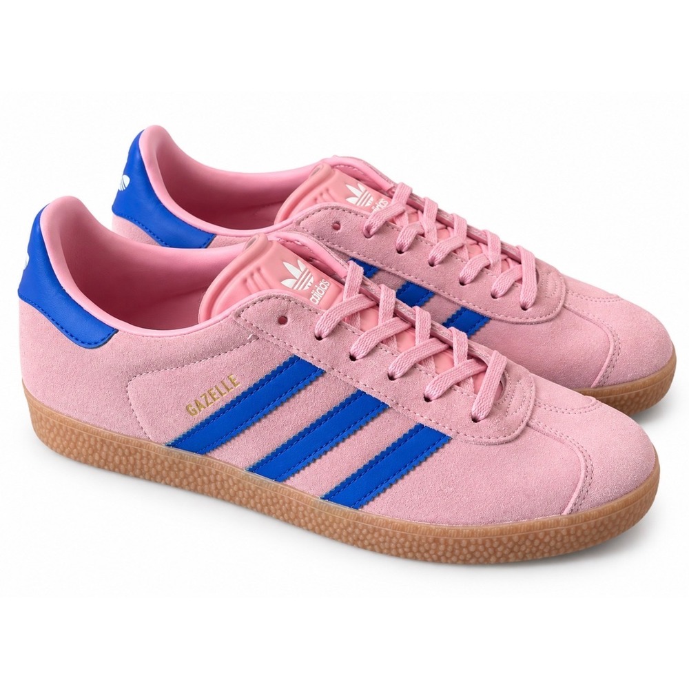 NEW Adidas Gazelle Bliss Pink Collegiate Royal Blue Gum IG9153 Womens 6.5 Suede